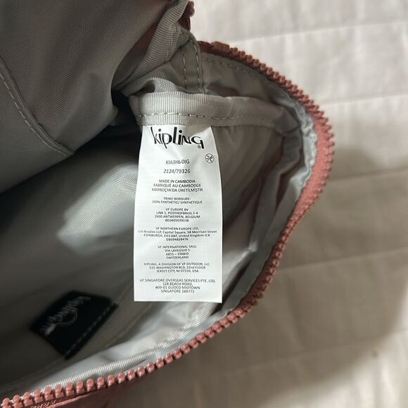 Kipling TARRY Kind Rose Pink Crossbody Fanny Pack - Picture 10 of 11